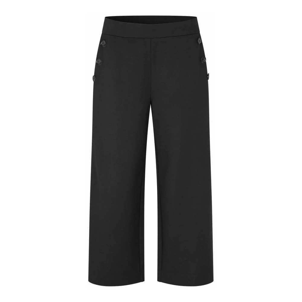 Masai Kvinno Svart Byxor Dam, M, Cropped Byxor