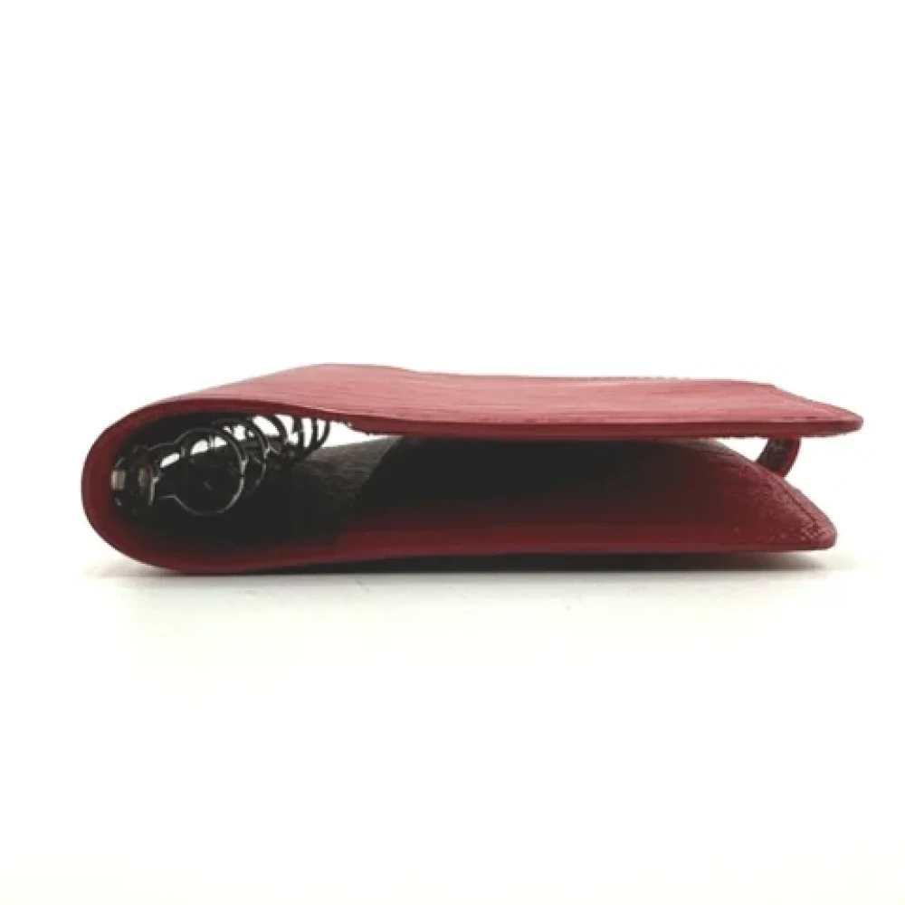 Louis Vuitton Vintage Pre-owned Leather home-office Red Dames