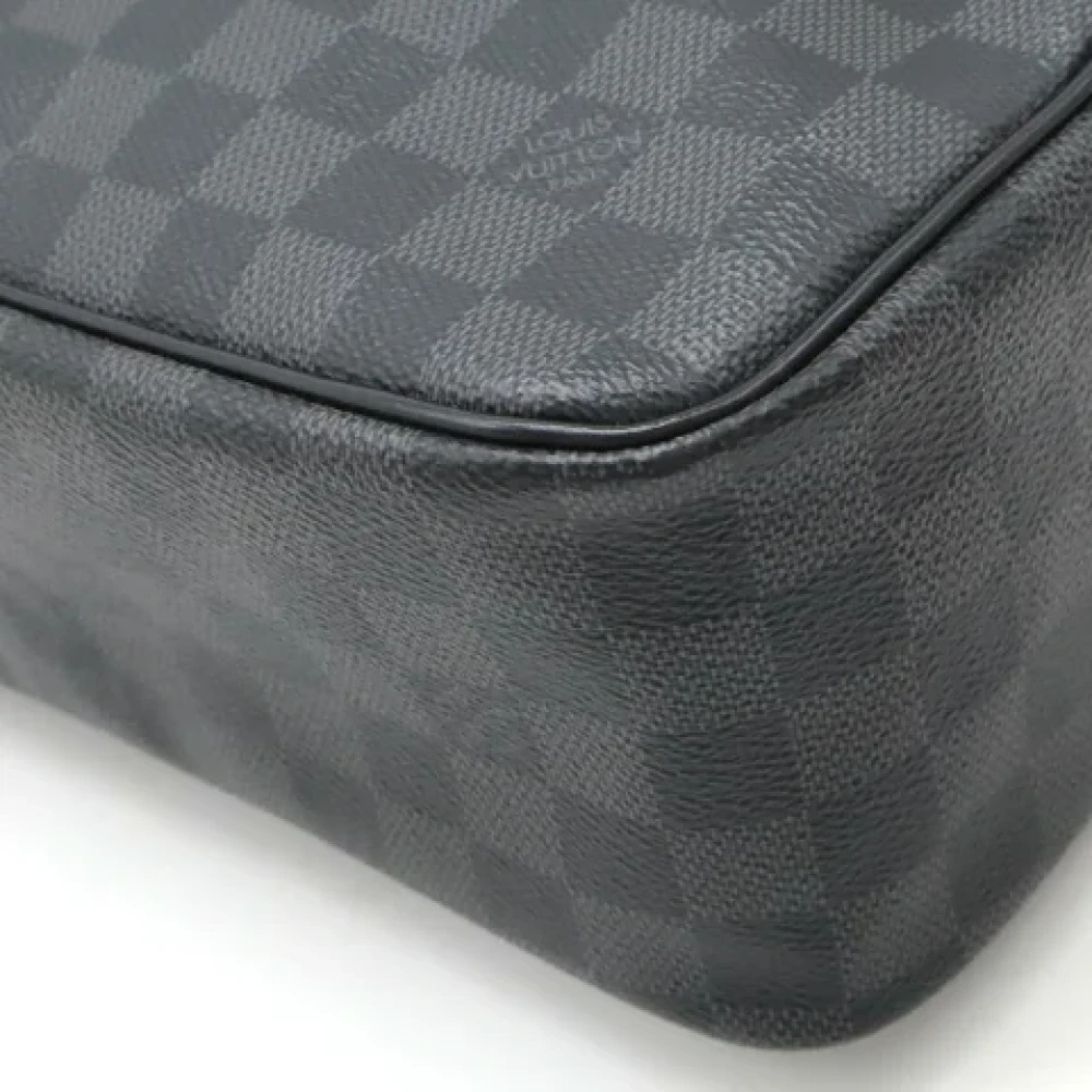 Louis Vuitton Vintage Pre-owned Canvas clutches Black Dames