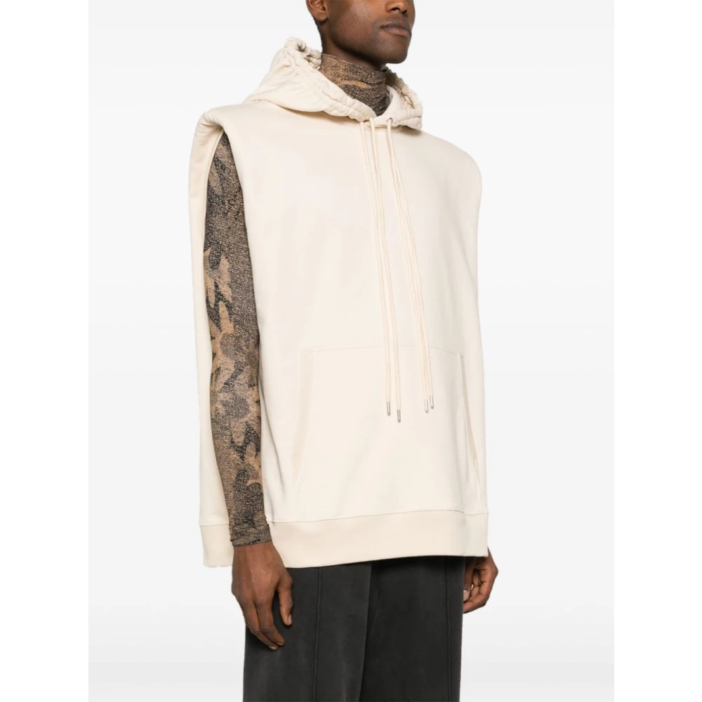 Dries Van Noten Mk Hoodie in Blauw Beige Heren