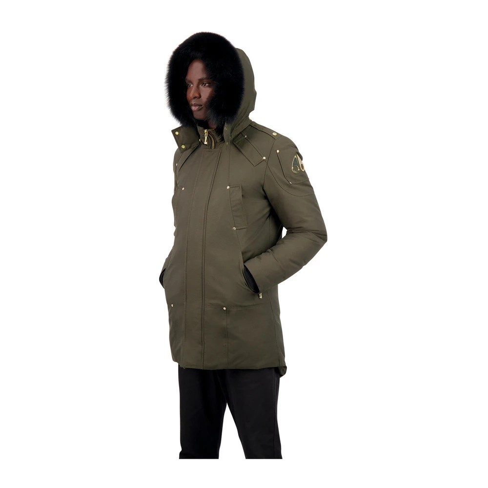 Moose Knuckles Army Green Stag Lake Parka Green Heren