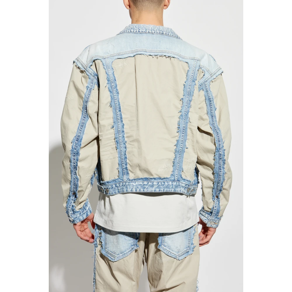 Dsquared2 Jas gemaakt van gecombineerde materialen Beige Heren