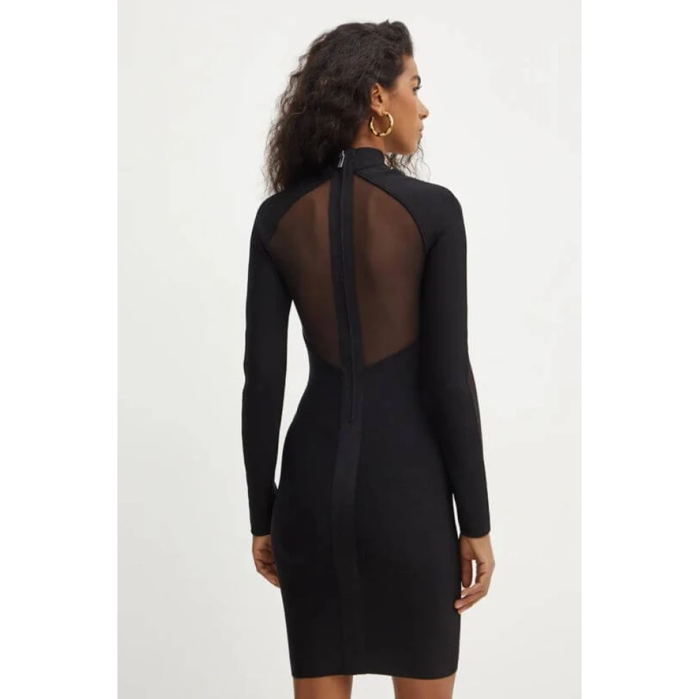 Guess Elegante Motion Jurk met Coltrui Black Dames
