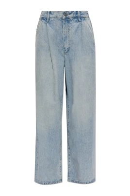 Haze Wide Leg Pleated Jeans