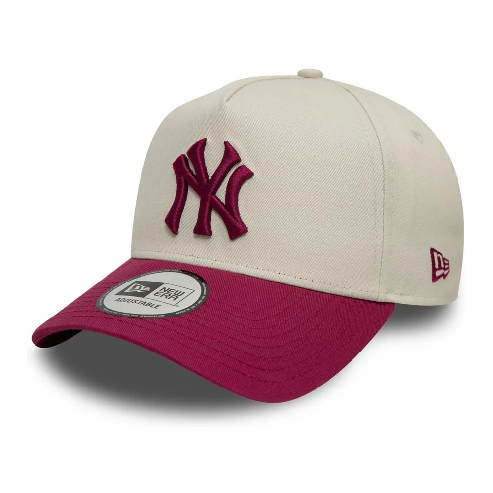 new era Beige Yankees Patch Pet Multicolor Heren