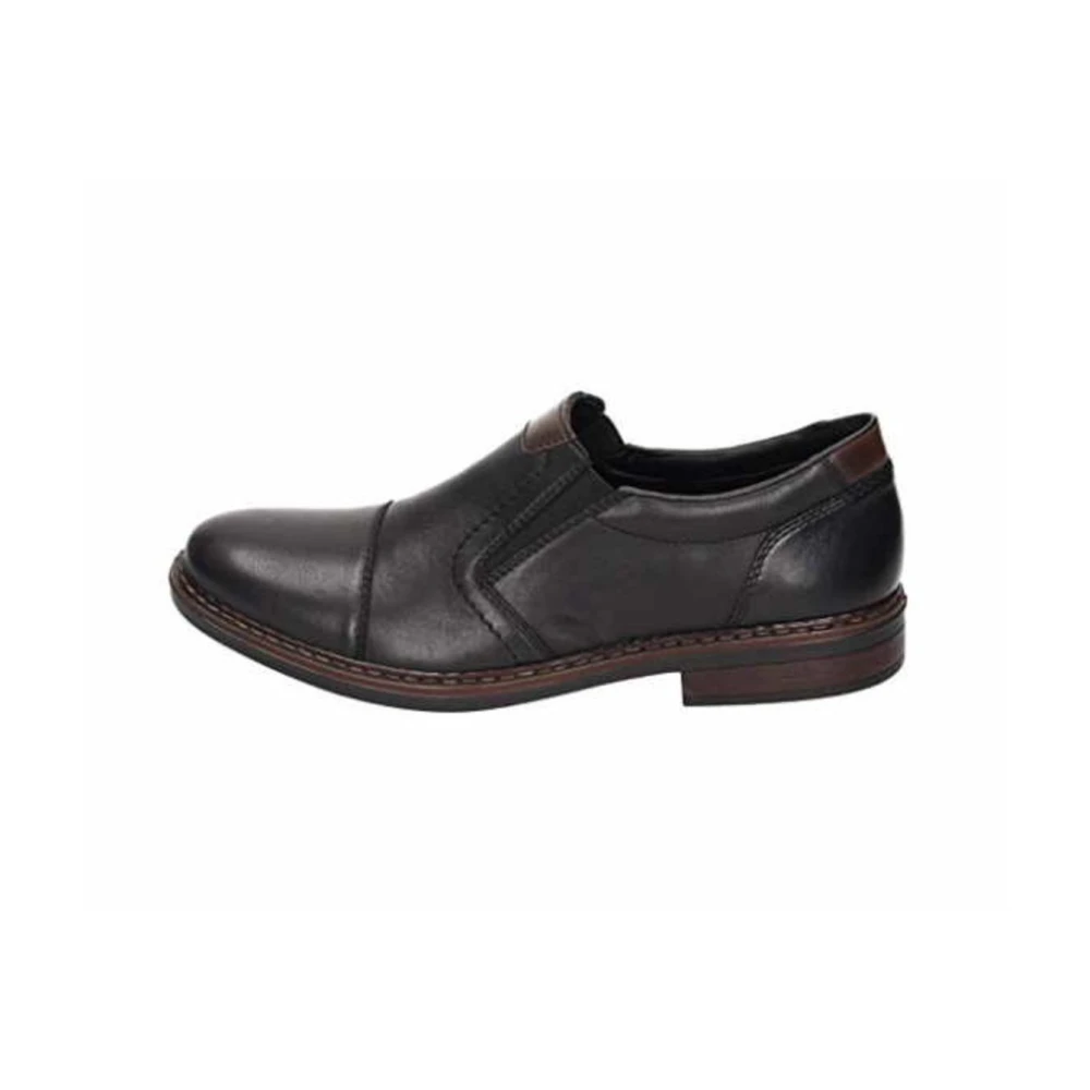Rieker Men's Black Slip-On Lugano Style Slippers