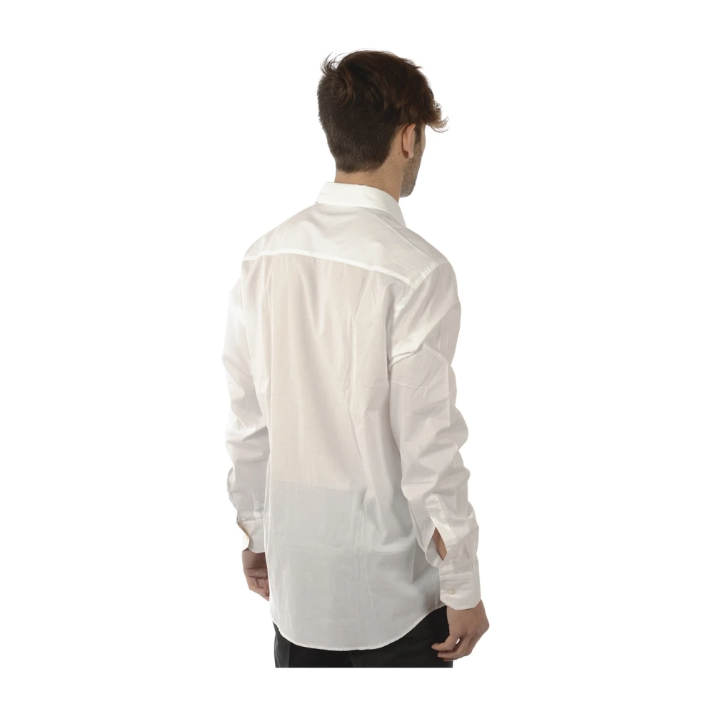 Alviero Martini 1a Classe Casual Katoenen Overhemd White Heren