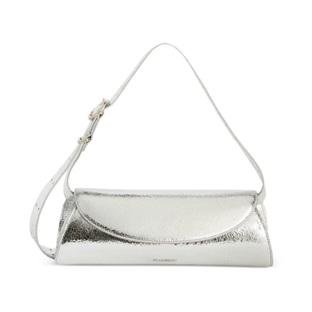 Jil Sander Women's Beige Small Leather Shoulder Bag