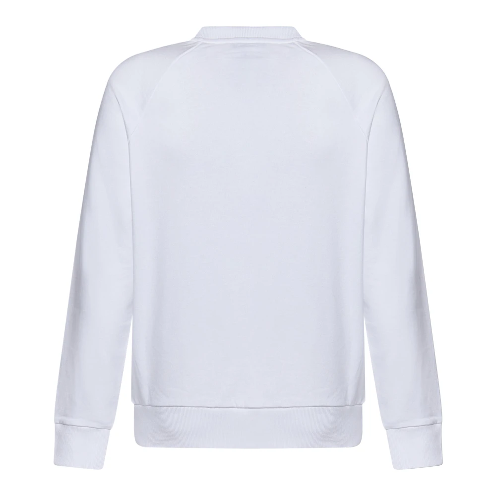 Balmain Witte Katoenen Sweatshirt White Heren