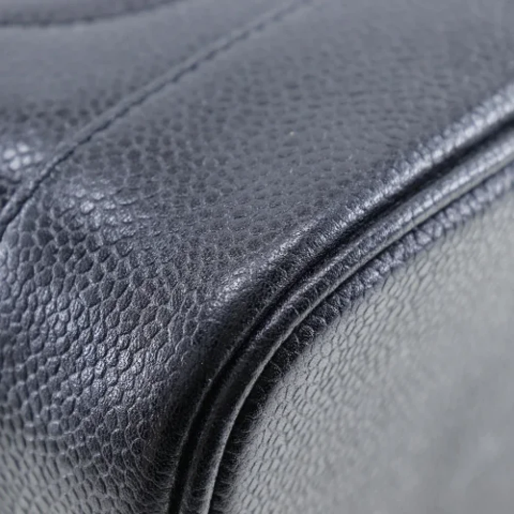Chanel Vintage Pre-owned Leather handbags Black Dames