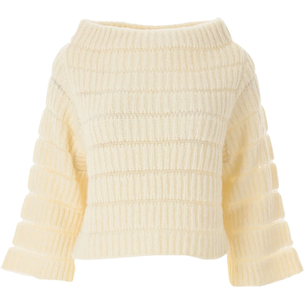 Liviana Conti Sweaters Cream Beige Dames
