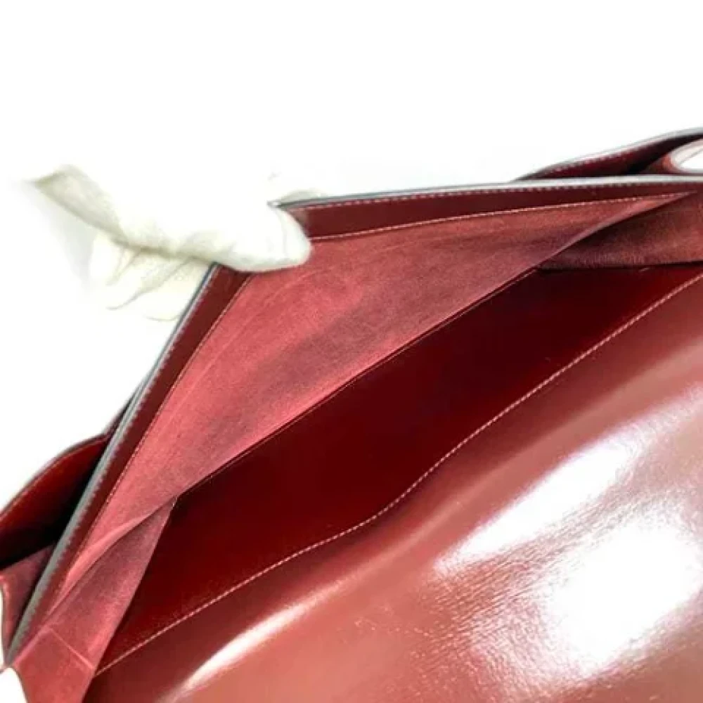 Hermès Vintage Pre-owned Fabric clutches Brown Dames
