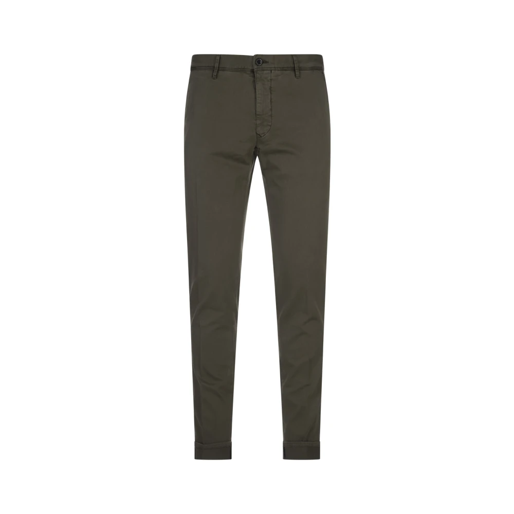 Incotex Olijfgroene Chino Broek Green Heren