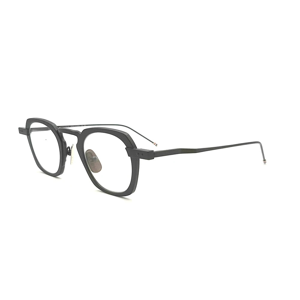 Thom Browne Zwarte optische frames voor mannen Black Heren