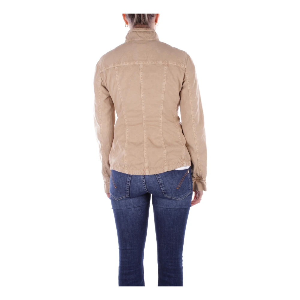 Fay Light Jackets Beige Dames