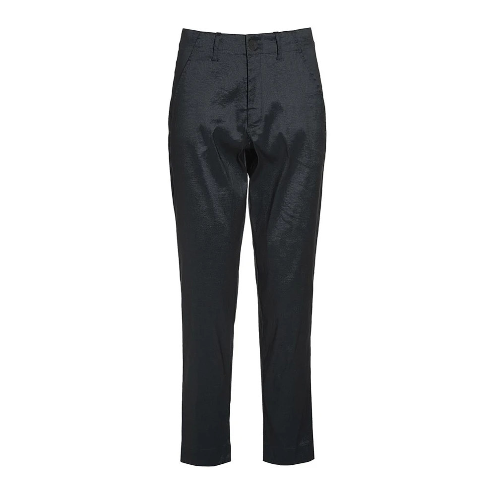 Bitte Kai Rand Zwarte Changeant Stretch Slim Broek Black Dames