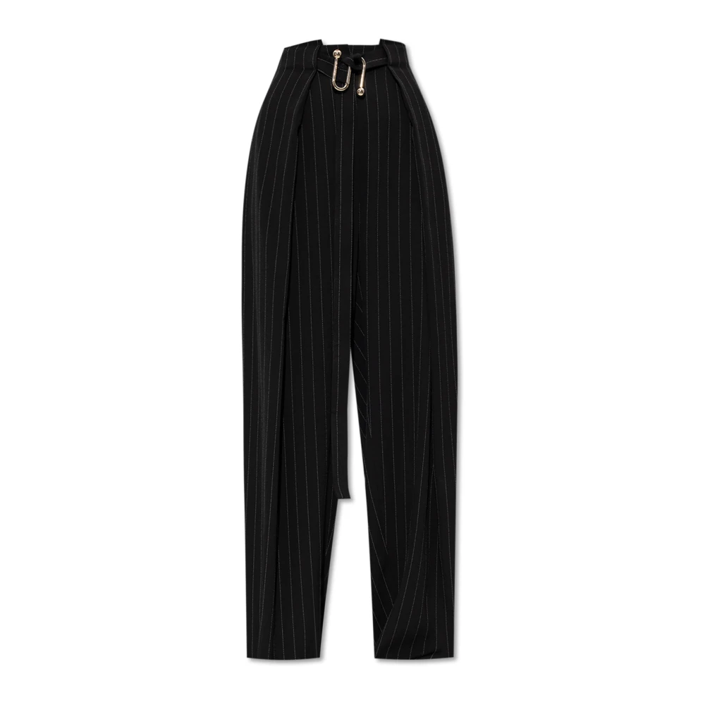 SPORTMAX Broek met gestreept patroon Berard Black Dames