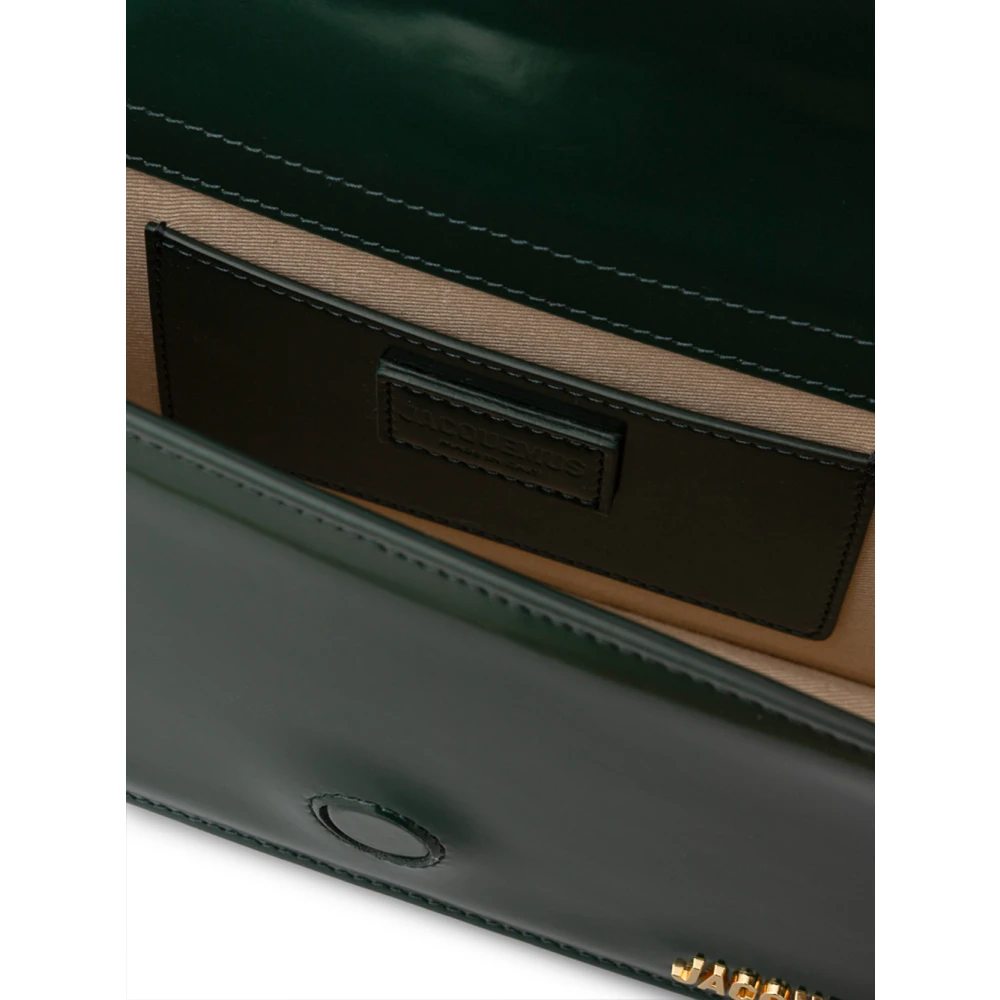 Jacquemus Leren Babytas Green Dames