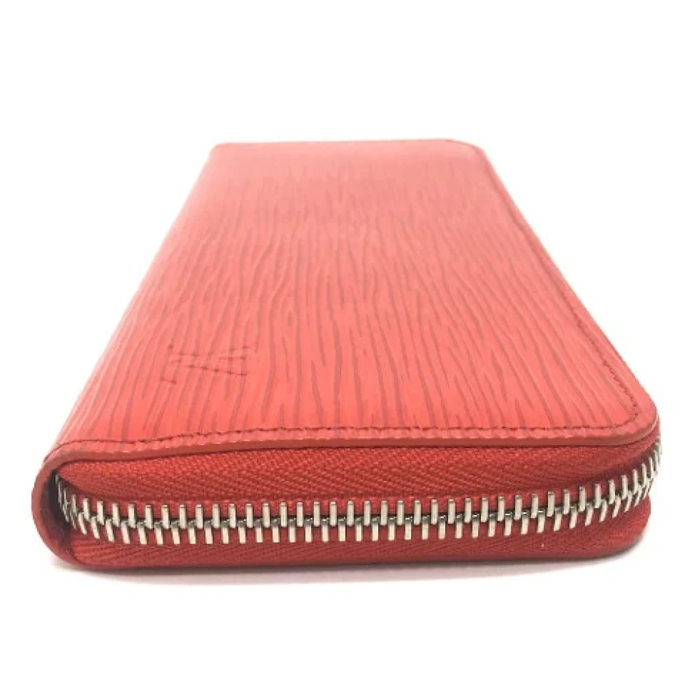 Louis Vuitton Vintage Pre-owned Leather wallets Red Dames