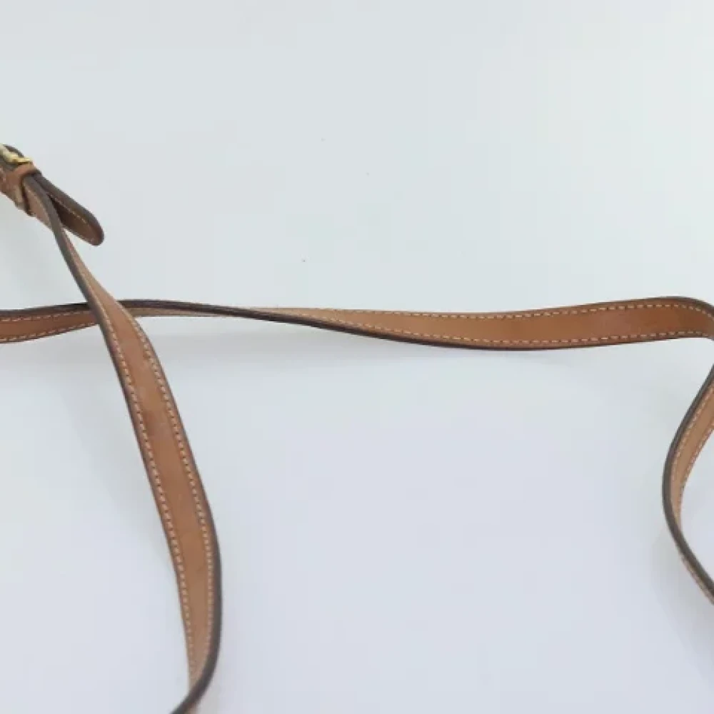 Celine Vintage Pre-owned Leather celine-bags Brown Dames
