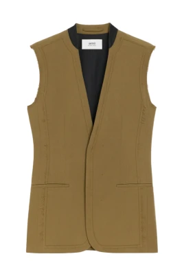Wool Sleeveless Jacket