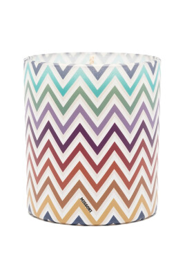 zigzag-print-glass-candle-holder