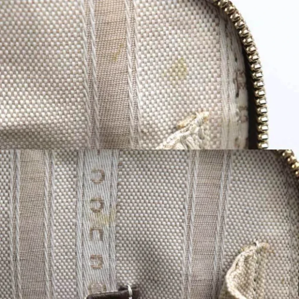 Gucci Vintage Pre-owned Fabric gucci-bags Brown Dames