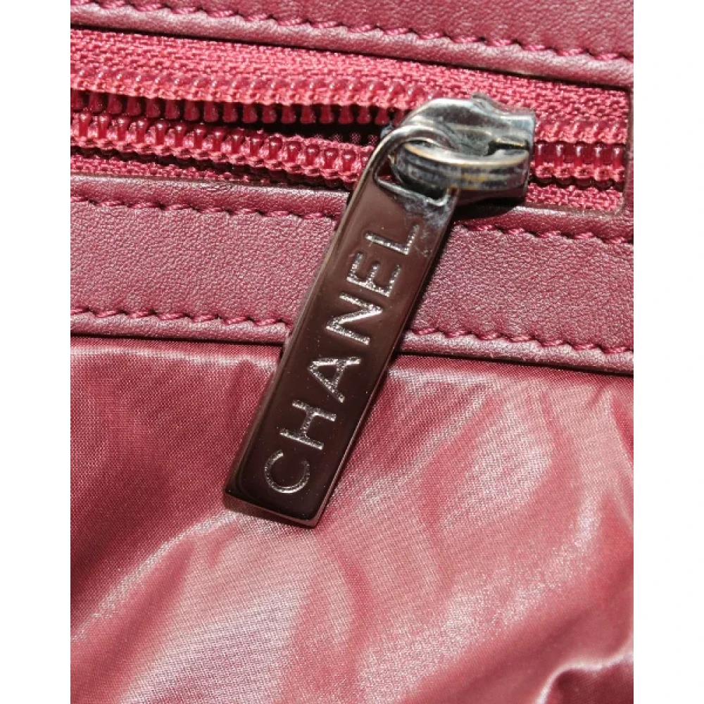 Chanel Vintage Pre-owned Nylon handbags Black Dames