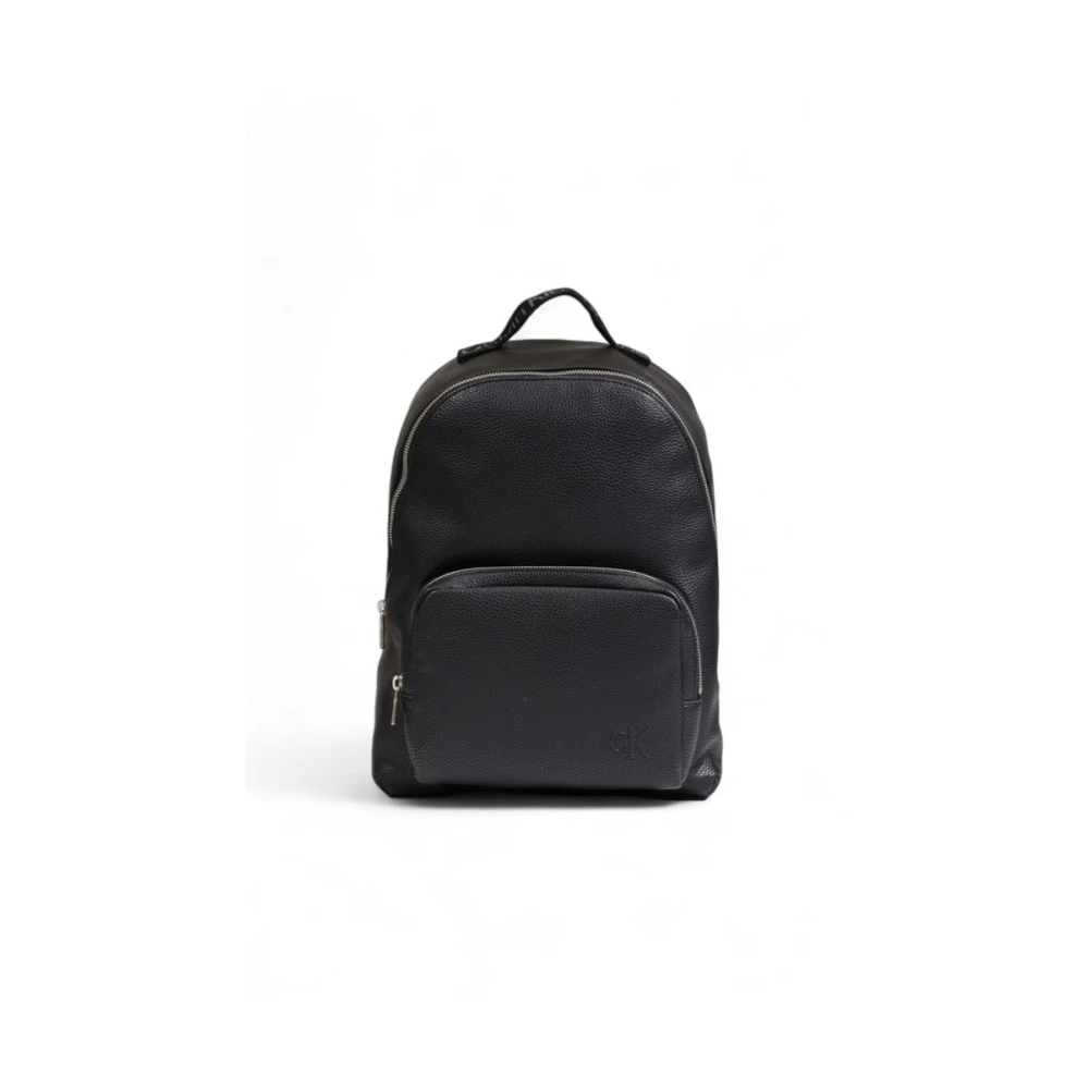 Calvin Klein Zwarte Polyethyleen Rugzak Black Dames