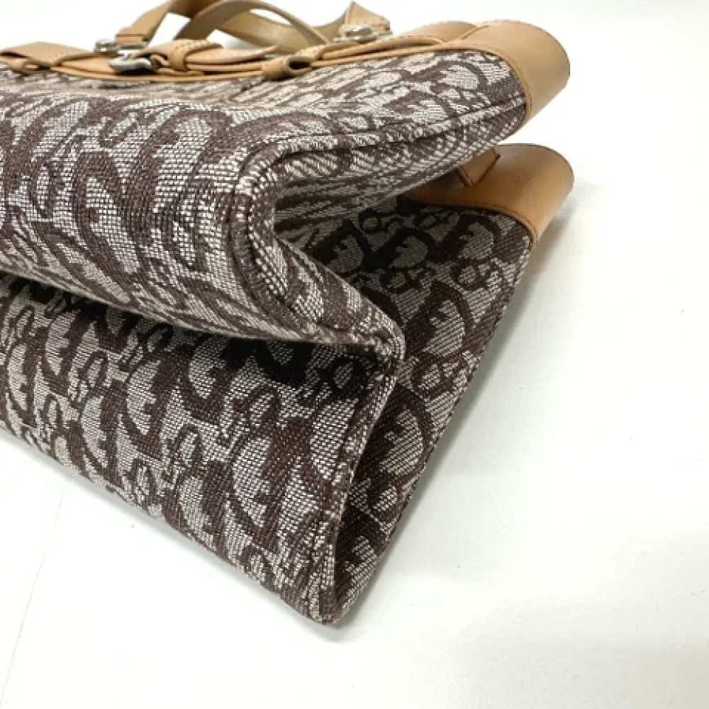 Dior Vintage Pre-owned Fabric dior-bags Brown Dames