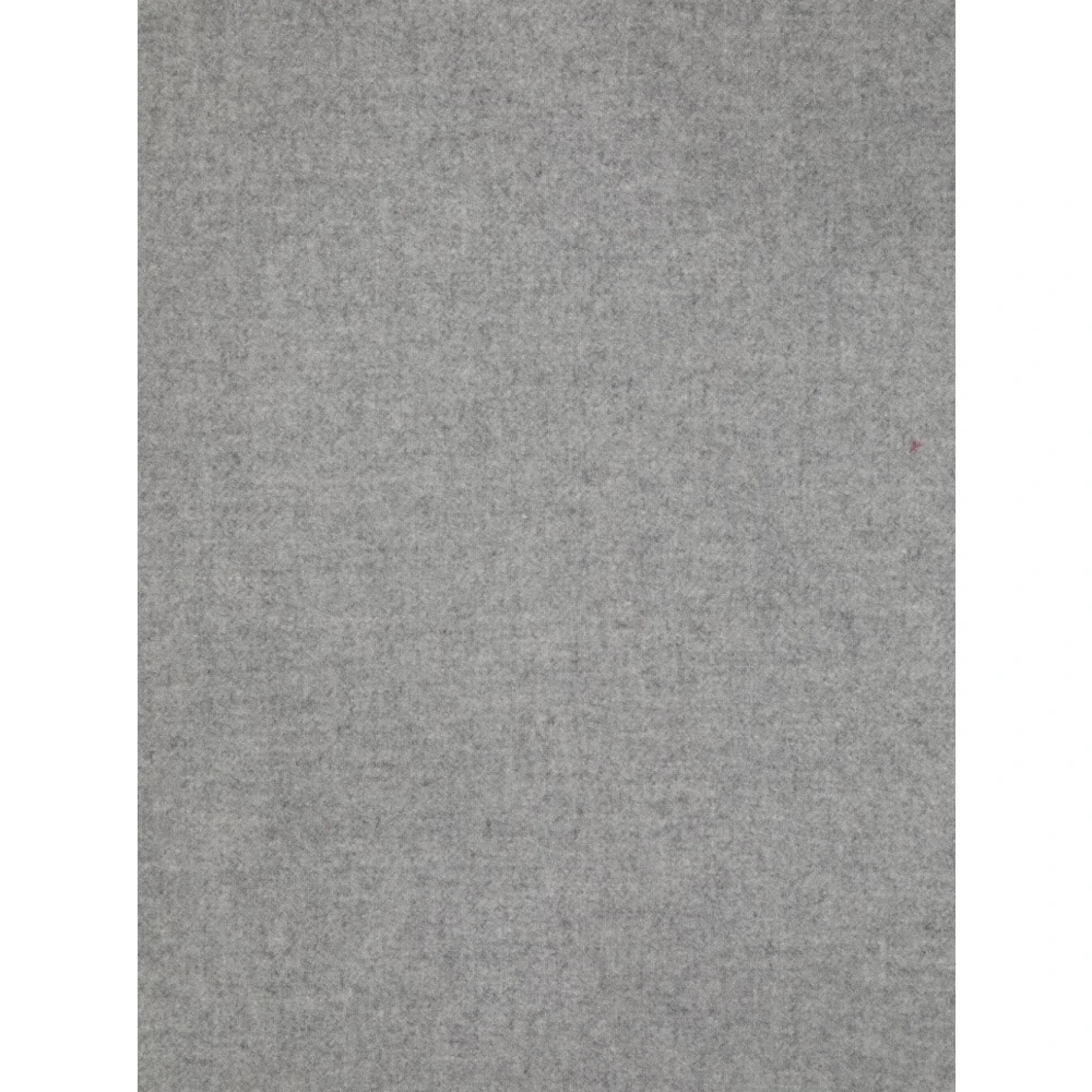 Moschino Grijze Franje Wol Sjaal Wrap Gray Heren