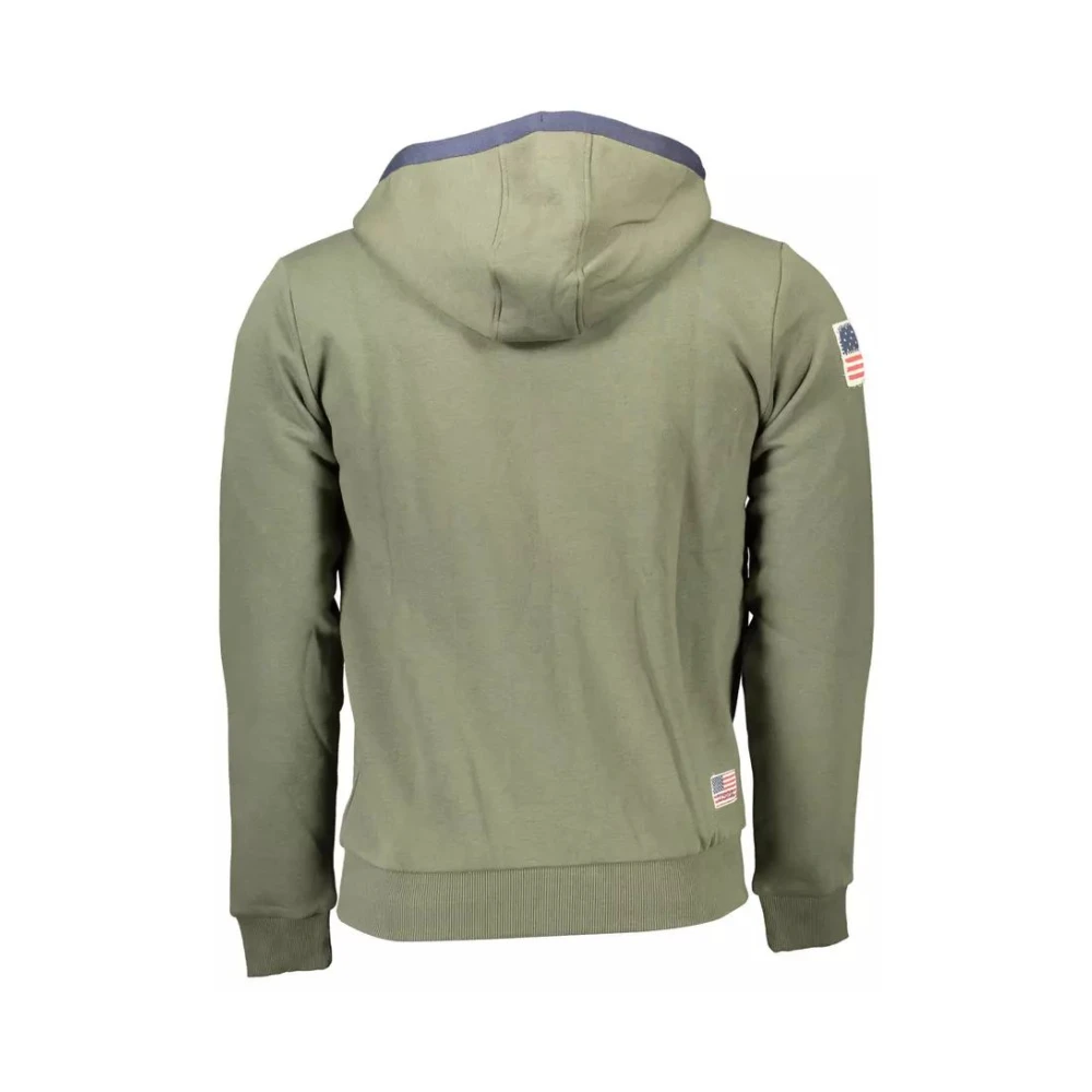 U.s. Polo Assn. Groen sweatshirt met capuchon en borduursel Green Heren