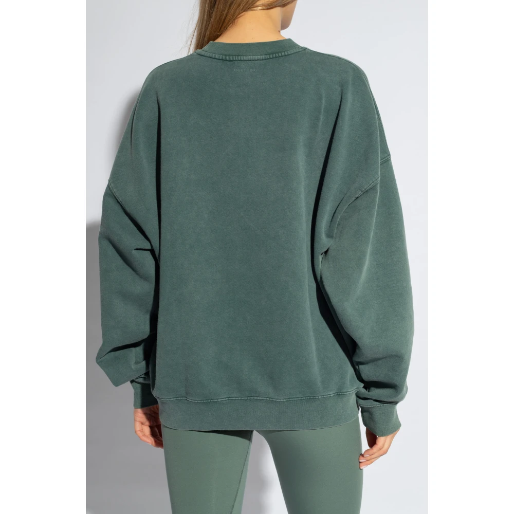 Anine Bing Miles crewneck sweatshirt Green Dames