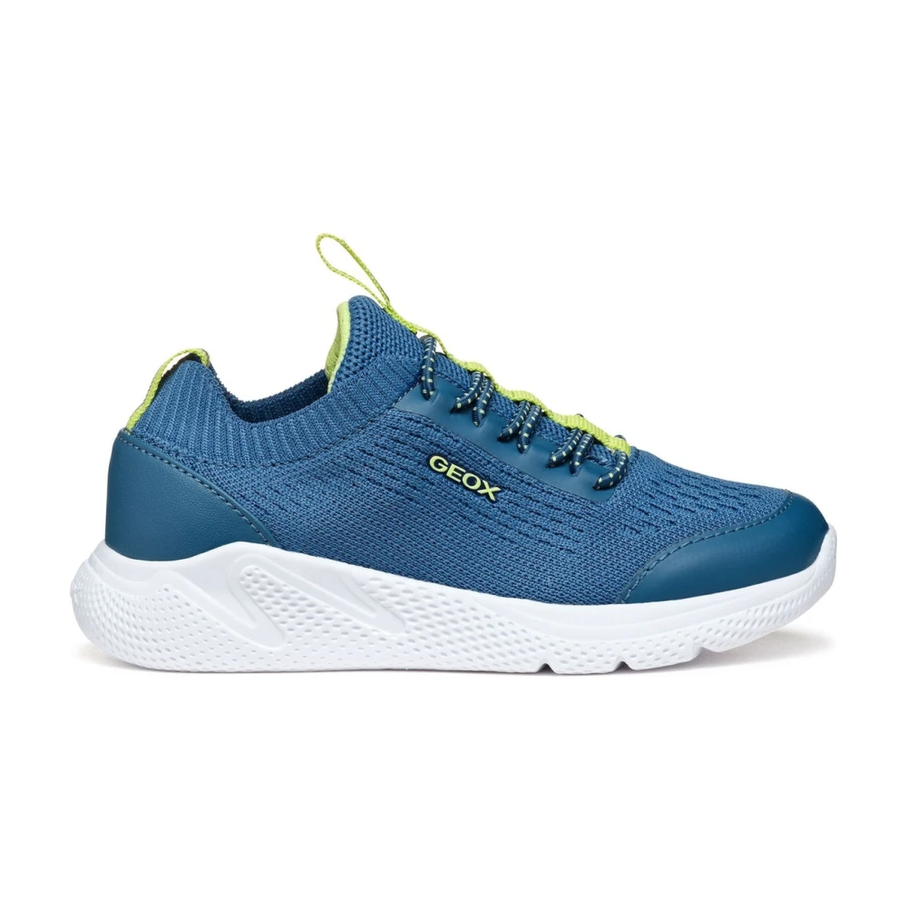 Geox Blue Sprintye Trainers - Unisex - Kids Sneakers - 36 Eu - Kids