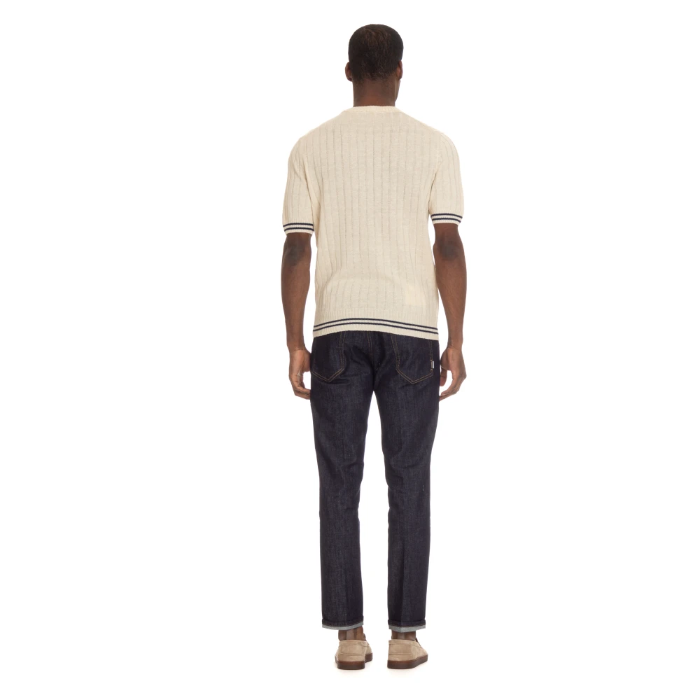 Gran Sasso Round-neck Knitwear Beige Heren