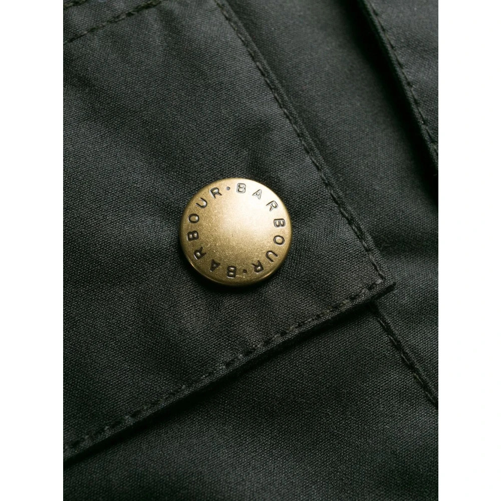 Barbour Reelin Wax Jacket Green Heren