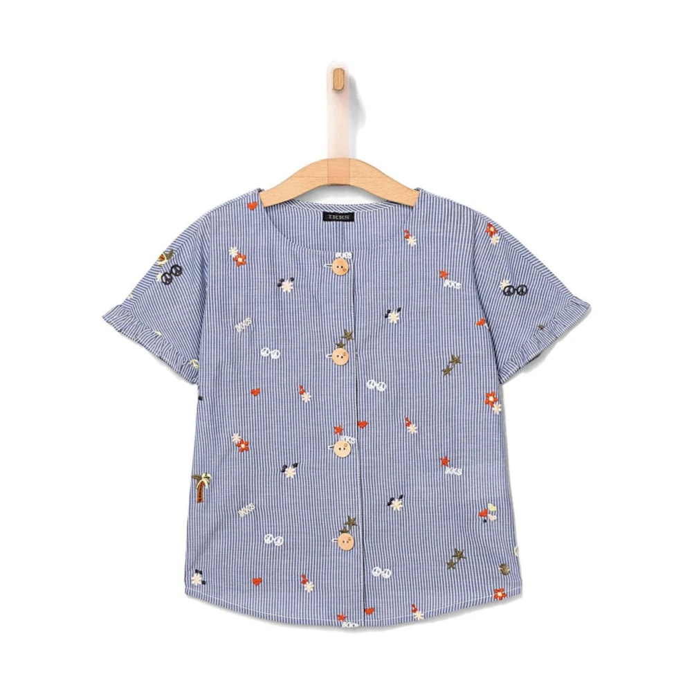Ikks Girls Blue Shirts - Kids Shirts - 12 Y - Kids