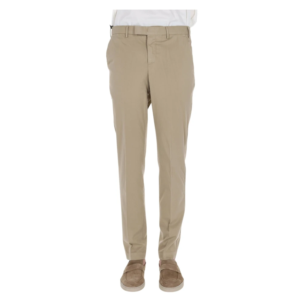 Pt Torino Uomo Beige Pantaloni, L, New,