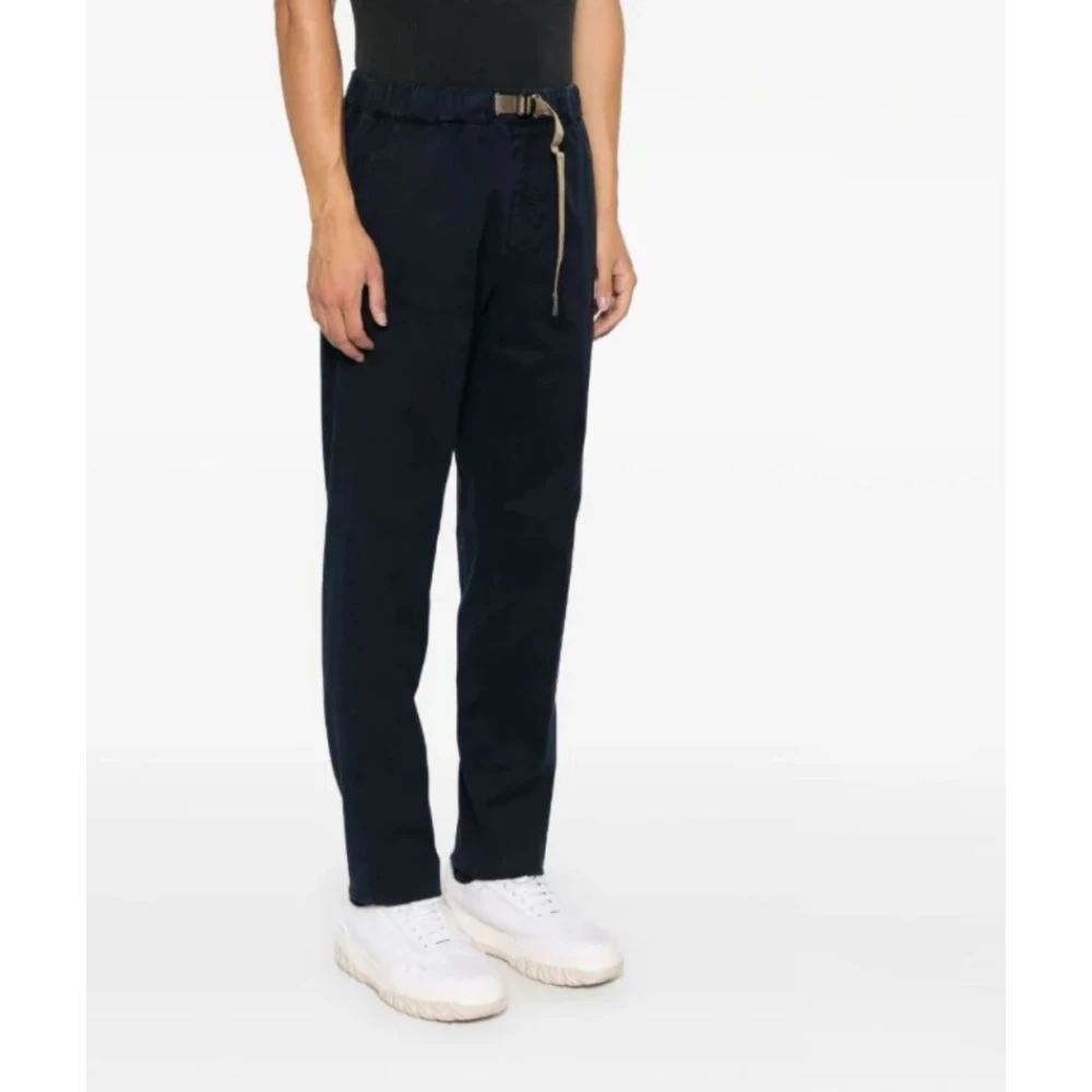 White Sand Technische sportbroek Slim Fit Black Heren