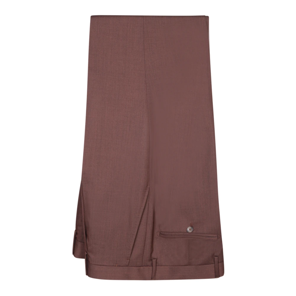 Tagliatore Luxe Bruin Pak Verhoog Stijl Brown Heren