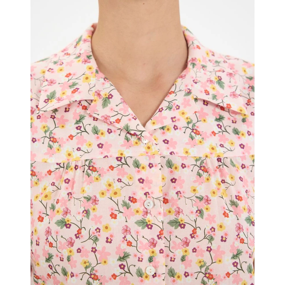 Ines De La Fressange Paris Constance bloemenkatoenen overhemd Multicolor Dames