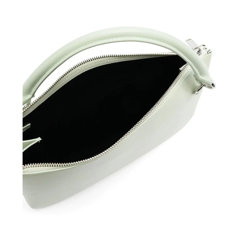 Jil Sander Blauwe Wol Elegante Tote Tas Blue Dames
