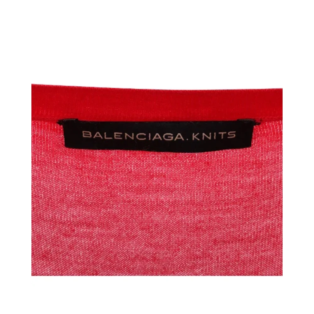 Balenciaga Vintage Pre-owned Wool dresses Red Dames