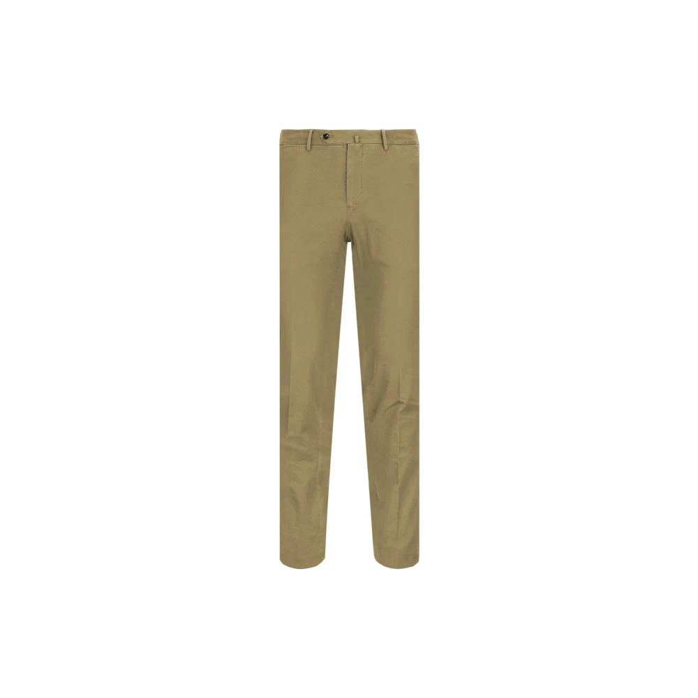 PT Torino Heren Knoop Rits Broek Beige Heren