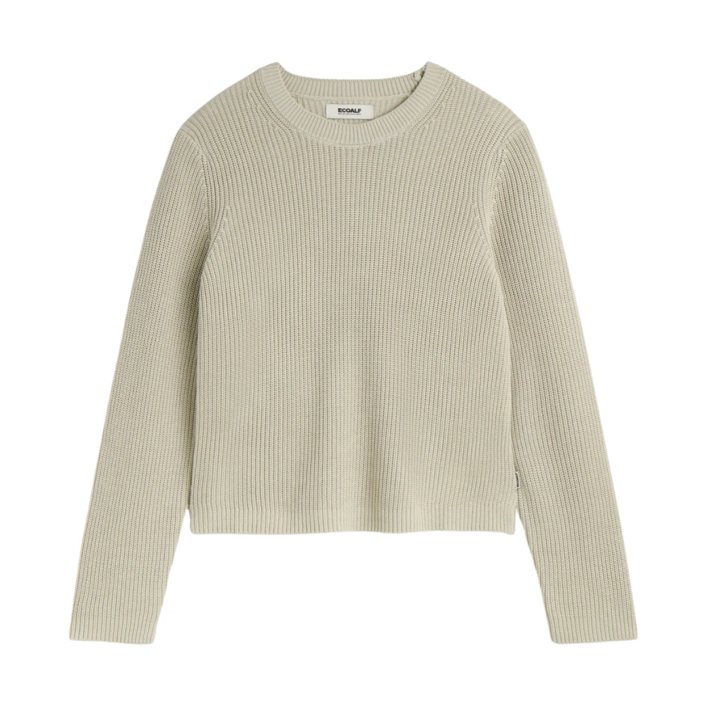 Ecoalf Gebreide Dames Mist Sweater Gray Dames