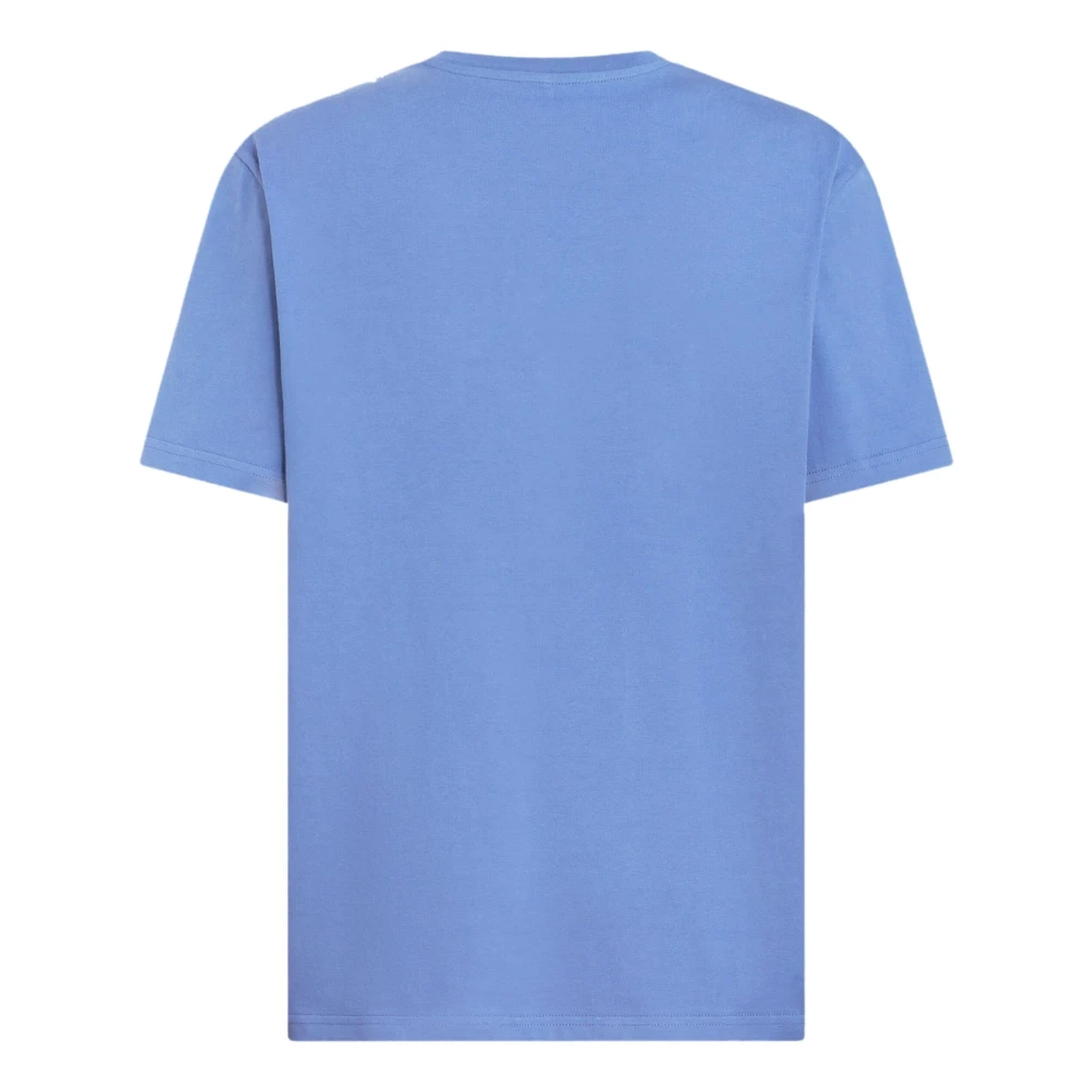 ETRO Casual Blauw Kortemouw T-shirt Blue Dames