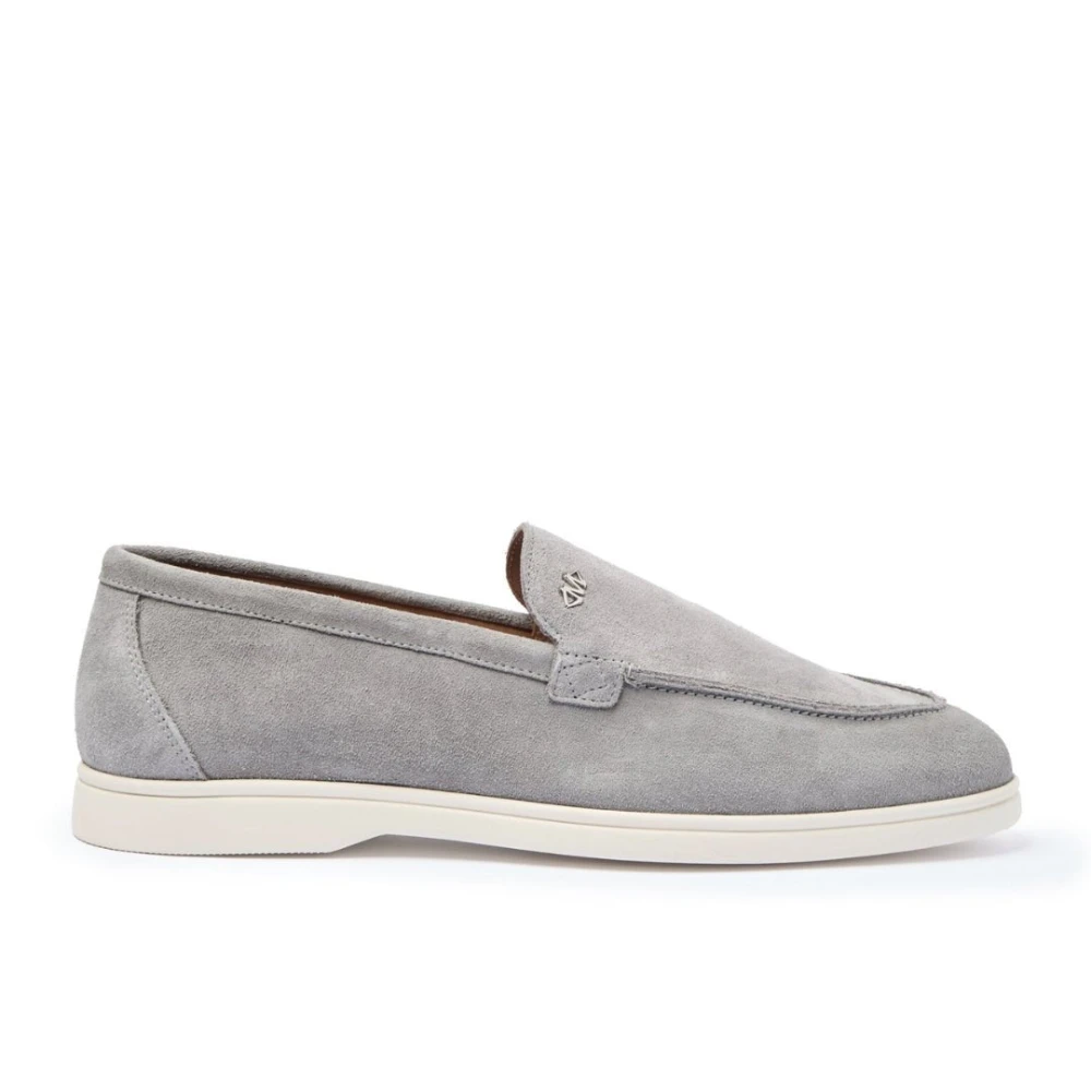 Grauer Wildleder Herrenslipper - Mallet London - Modalova
