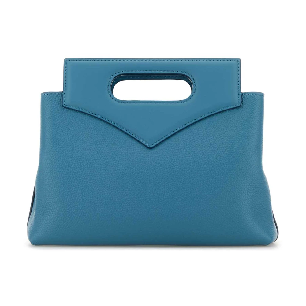 MCM Soft Diamond Turquoise Leren Handtas Blue Dames