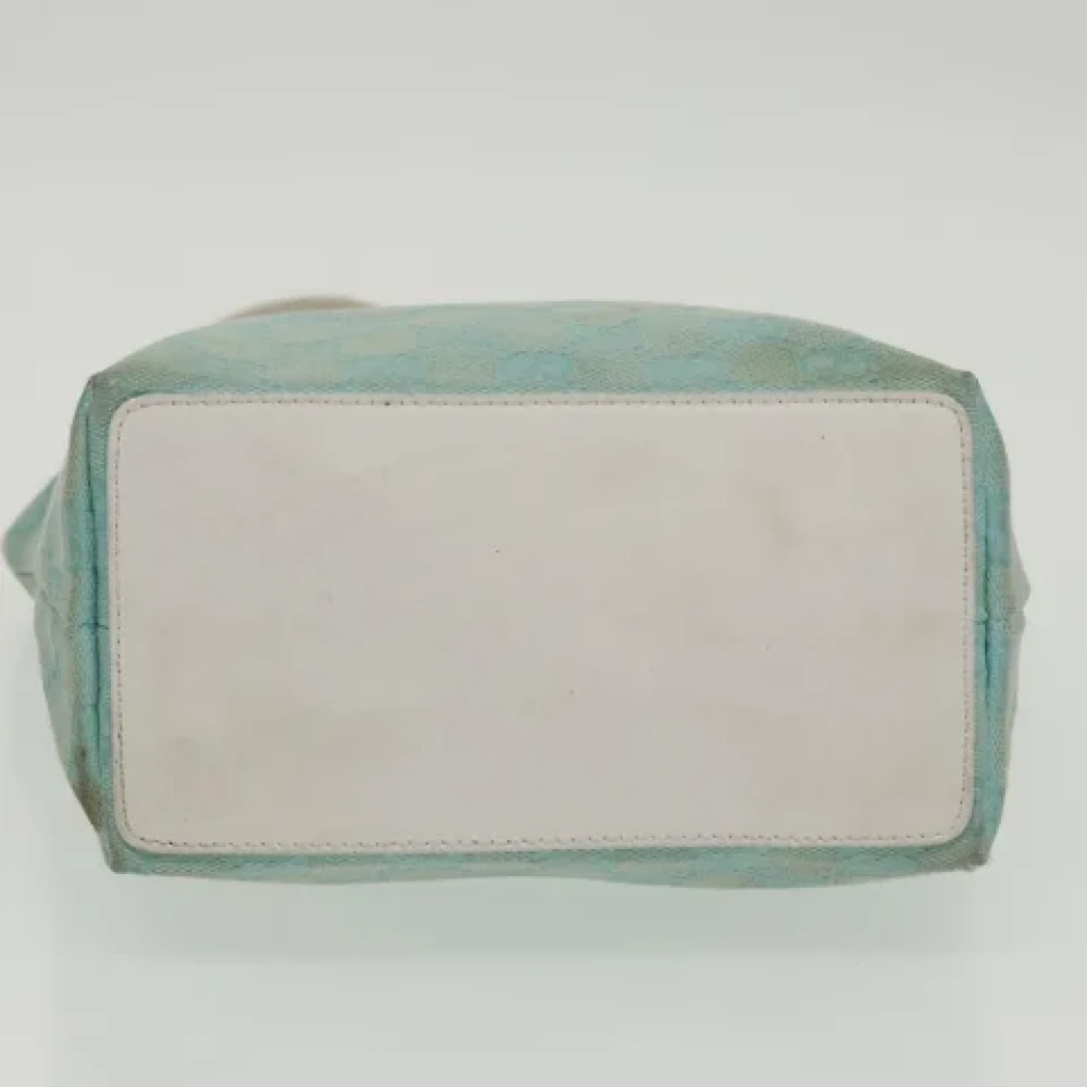 Gucci Vintage Pre-owned Canvas handbags Blue Dames