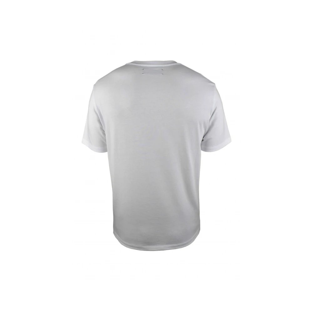 Amiri Witte Script Logo Katoenen T-shirt White Heren